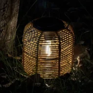 Solar Powered Rattan Lantern Light - Image 7