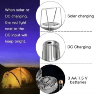 🔥🎁Hot Sale 50% OFF💡Portable LED Camping Lantern With Fan - Image 9