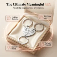 3-Piece Stainless Steel Interlocking Keychain Kit - Image 8