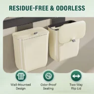 Large Capacity Wall-Mounted Trash Can - Image 3