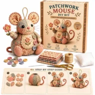 🎁Hot sale🧵Handcrafted Vintage Mouse Plush Sewing Kit - Image 3