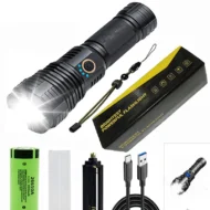Set of Super Bright Waterproof Rechargeable Flashlights with Zoom - Image 11