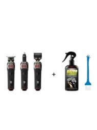 ⏳LIMITED TIME: 50% OFF! 🏆Luxe 3-in-1 Professional Men’s Grooming Set – T-Blade Trimmer, Foil Shaver & Nose Trimmer – With LED Display & USB Rechargeable - Image 12