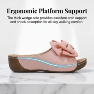 ⏳Time-Limited Special⏰Women's Bowknot Peep-Toe Wedge Sandals - Image 2