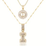 🎁New Year Sale 50% OFF💖2 Pack - Initial Letter Pendant Necklaces - Image 13