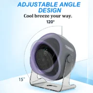 🥳SUMMER HOT SALE 🔥Mini Desk Fan with Digital Display - Image 2