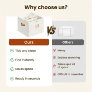 📢📢50% OFF !!!⏰ Fabric Shoe Organizer Storage Box👟– Foldable Design, Large Capacity, Dustproof & Breathable, Space-Saving for Closet & Bedroom 🧺 - Image 14