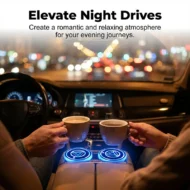 Rechargeable LED Car Cup Holder Lights - Image 7
