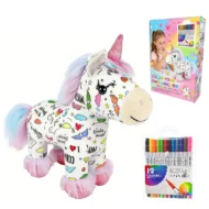 DIY Color-In Unicorn Plush Toy Kit - Image 10