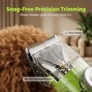 Professional Dog & Cat Grooming Kit with LED Display - Image 2