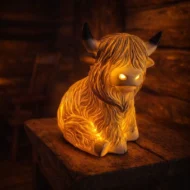 Cute Highland Cow Night Light - Image 6