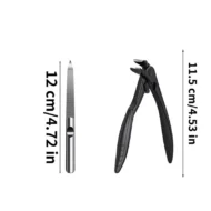 Stainless Steel Curved Nail Clipper – Ergonomic & Easy for Seniors - Image 10