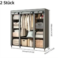 🔥Last Day Sale 49%🔥Easy-to-assemble wardrobe made of non-woven fabric - Image 9
