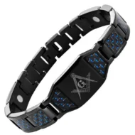Men's Titanium Steel Magnetic Therapy Bracelet - Image 13