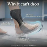 Adjustable Foot Drop Brace with Inflatable Liner - Image 2