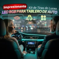 RGB LED Strip Light Kit for Car Dashboards