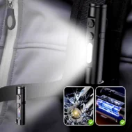 🔋✨ Rechargeable Magnetic Mini Keychain Flashlight! Palm-sized ×500 lumens of strong light ✨