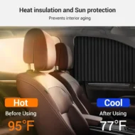 🔥 Universal Fit Magnetic Car Side Window Privacy Sunshade - Image 2