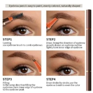 Dual-Ended 2-Fork Liquid Eyebrow Pen - Image 7