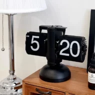 🔥 Hot Sale 50% OFF 🌟Modern Digital Mechanical Retro Flip Down Clock wіth Internal Gear Operated - Image 4