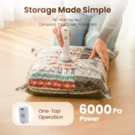 🏆⚡ 50K+ SOLD! Cordless Travel Vacuum Storage Compression Bag - Image 2