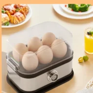 Multifunctional Egg Steamer with Clear Lid - Image 2