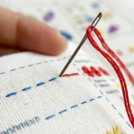 DIY Embroidery Stitch Practice Book Kit - Image 4