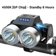 Outdoor Portable Dual Head Super Bright LED Bike Headlight - Image 10