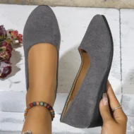 🔥Hot Sale🔥Elegant Lightweight Anti-Slip Low Heel Wedge Shoes - Image 4