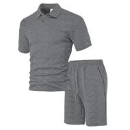 💞50K+ SOLD!💥🩳Men's Diamond Print 2-Piece Set – Ready in seconds! Soft, breathable top with easy shorts. No fuss, just style. Perfect for garden BBQs or coffee dates. - Image 20