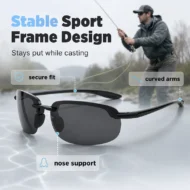 Ultra-Light Polarized Fishing Sunglasses - Image 3