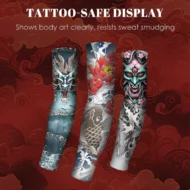 Sun-Protective & Breathable Tattoo Cooling Sleeve - Image 14