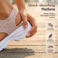 Breathable mesh platform sandals for women - Image 7