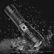 Set of Super Bright Waterproof Rechargeable Flashlights with Zoom - Image 6