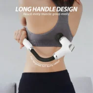 Portable Percussion Massage Gun with Extension Handle - Image 7