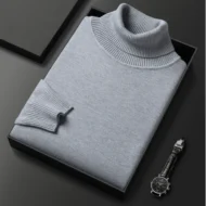 🎄Hot Sales - 49% OFF🎁Men's Solid Color Premium Cashmere Sweater - Image 9
