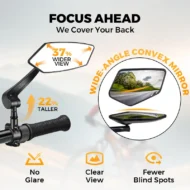 360° Rotatable Adjustable Bicycle Rearview Mirror - Image 4
