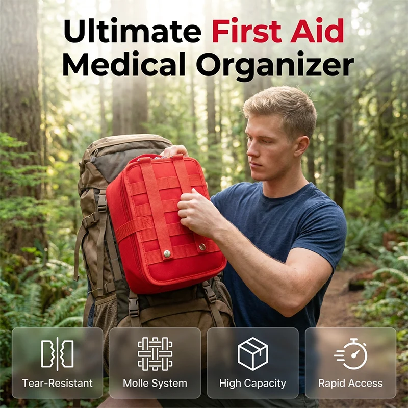Oxford Cloth Emergency Medical Organizer Bag