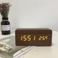 LED Digital Alarm Clock with Wireless Charging Station - Image 5