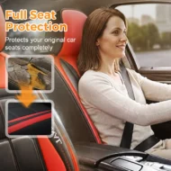 All-Season Full-Coverage Leather Car Seat Cover - Image 2