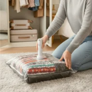 🏆⚡ 50K+ SOLD! Cordless Travel Vacuum Storage Compression Bag - Image 5