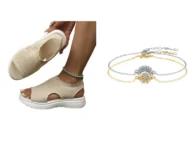 ⏳LAST DAY SALE ONLY ￡12.99!!💐 Women's Breathable Knit Platform Sandals – Air-permeable knit upper, cushioned sole & lightweight comfy summer footwear ✨ - Image 3