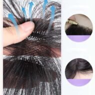 Lightweight Clip-on Extensions Invisible Topper Wig - Image 2