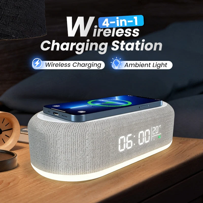 📢📢50% off!! ⏰4-in-1 Wireless Charging Station