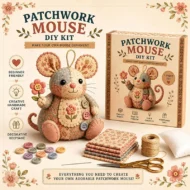 🎁Hot sale🧵Handcrafted Vintage Mouse Plush Sewing Kit