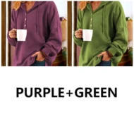 ✨LONG SLEEVE BUTTONED SWEATSHIRT - Image 7