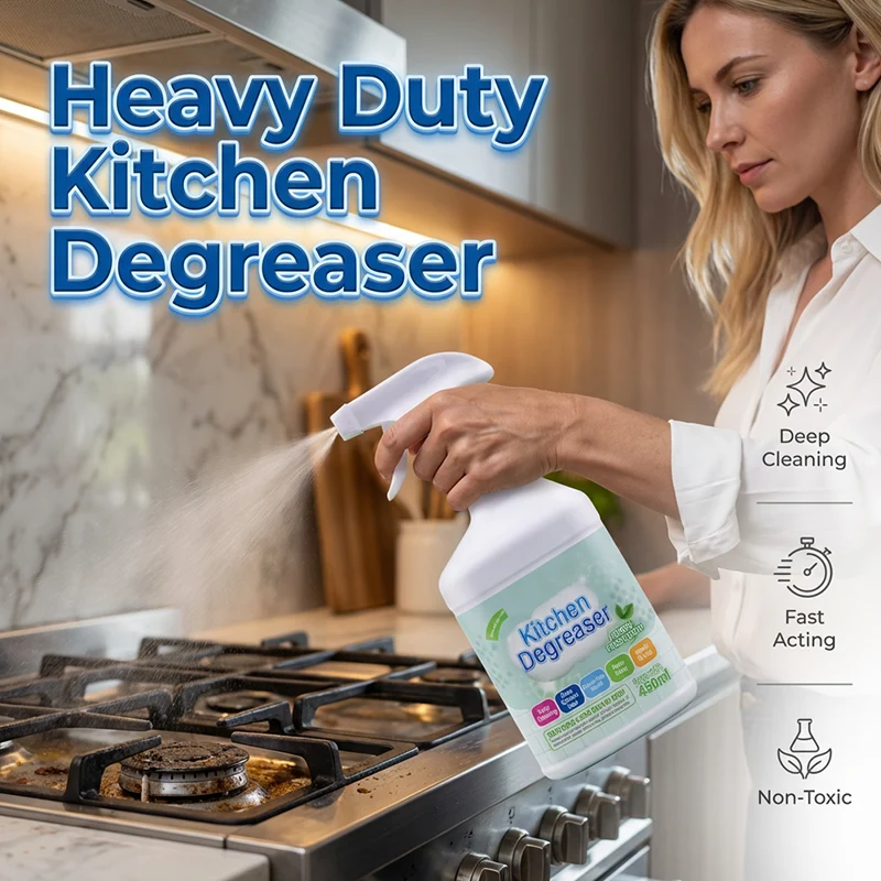 🥳2026 HOT SALE🥳💞50K+ SOLD!🍳⚡ 50% OFF! Heavy-Duty Kitchen Degreaser – Fast‑acting, breaks down baked‑on grease. Gentle & non‑toxic, streak‑free shine. A kitchen hero! 🧼✨