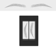 Waterproof Microblading Effect Eyebrow Stamp Kit - Image 9