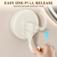 📢📢Buy 1 get 1 free !! ⏰Seamless and flexible✨ Pull to hang—no drilling required!🎈 Super-strong suction cup hooks—use them anywhere! - Image 5