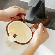 Plastic Kitchen Suction Cup Sink Drain Basket